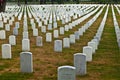 Graves at Arlington national Cemetery in Washington Royalty Free Stock Photo